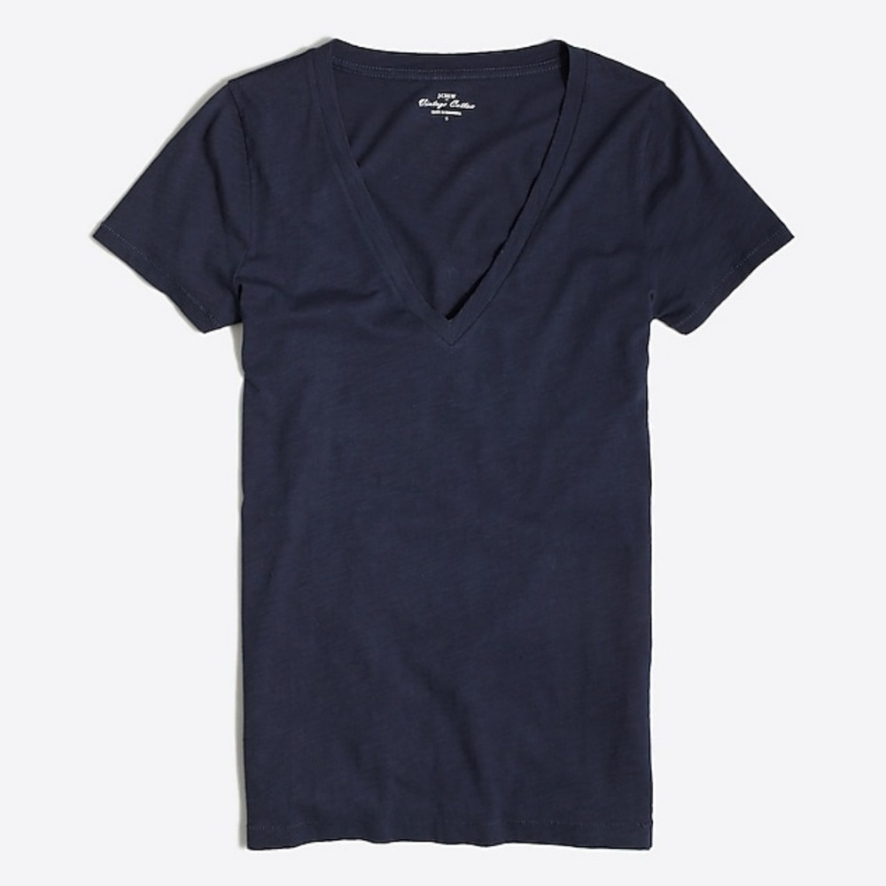 J. Crew Vintage Tee Navy